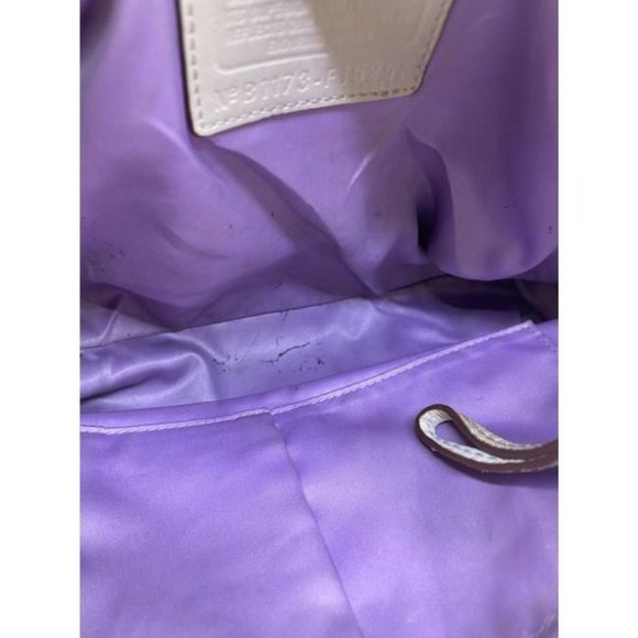 Coach Large Cream Leather Hobo Bag - Picture 7 of 8